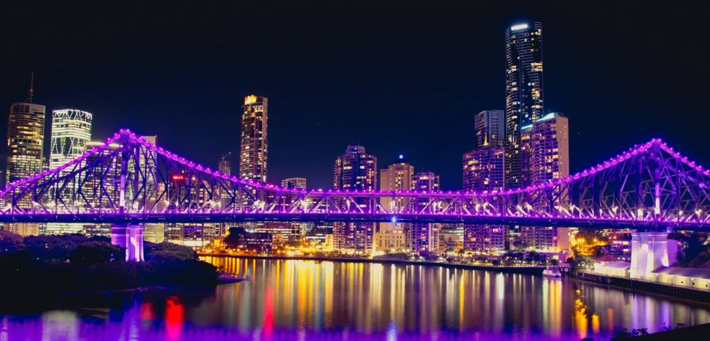 Brisbane Bridge Light Up