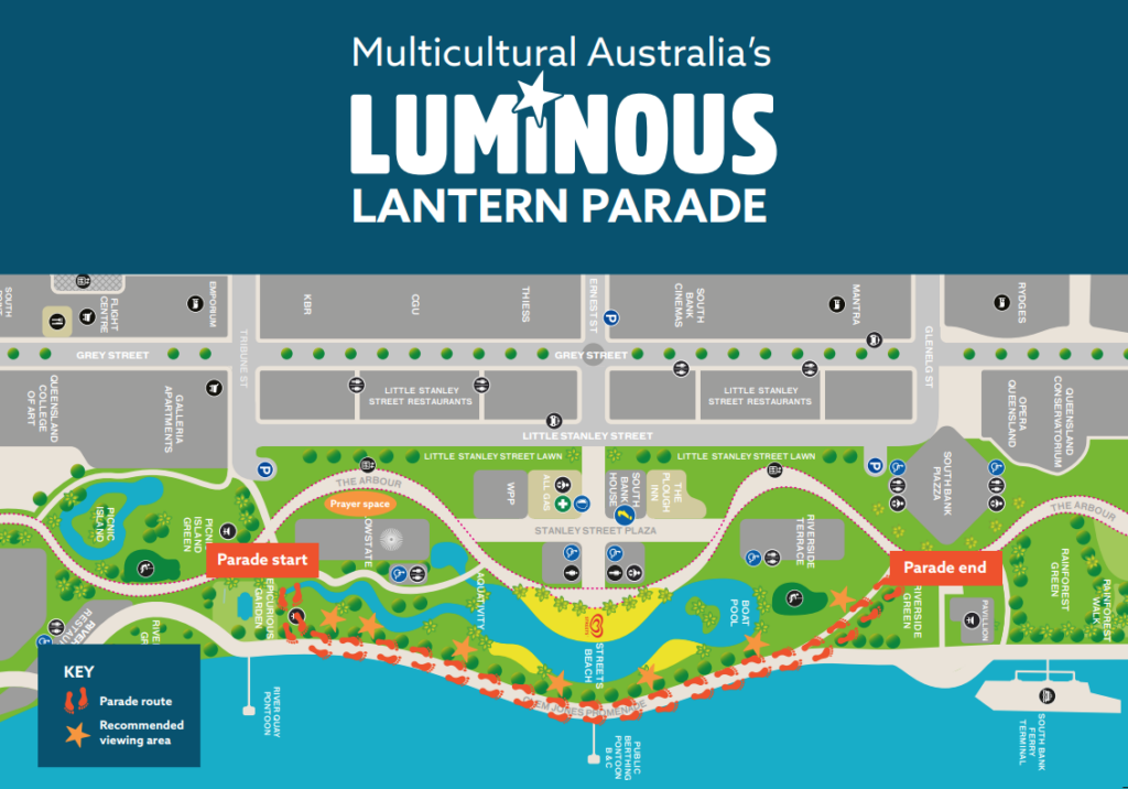 Luminous 2023 South Bank Map