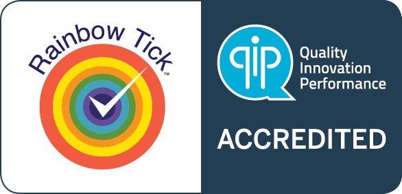 Qip Rainbow Tick Accredited Symbol Png