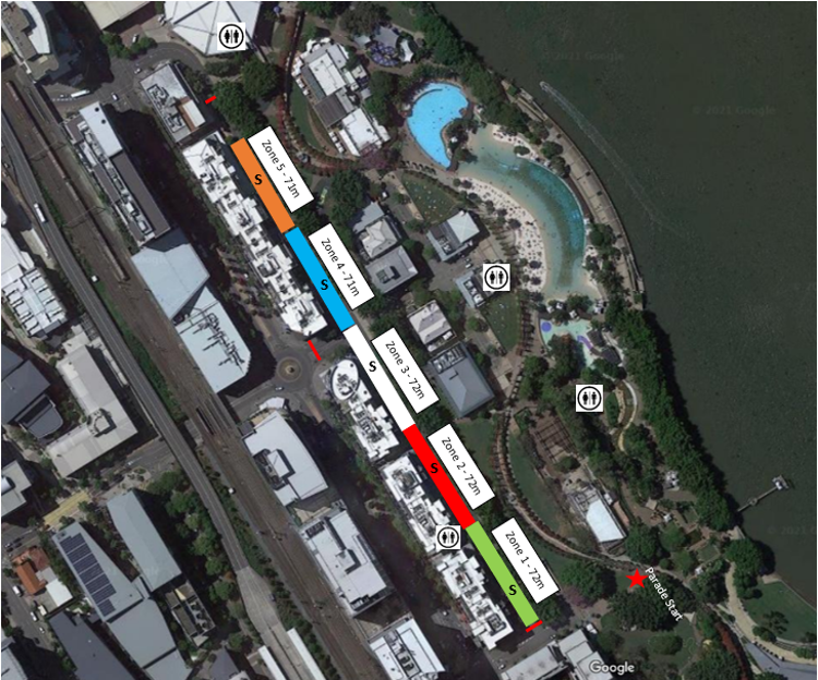 Parade Sectors Map